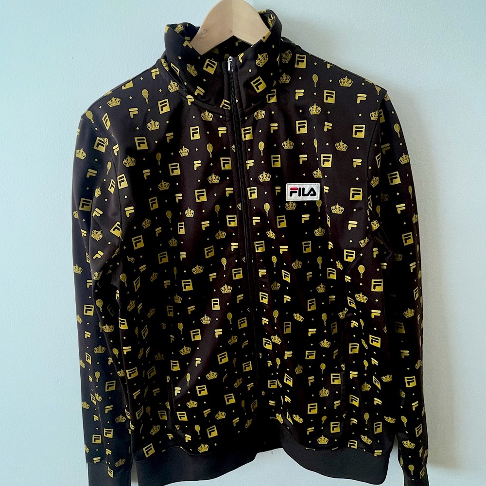 Fila X Urban Outfitters Monogram Jacket, Men’s Small (S)